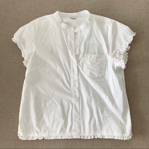 JCrew Ruffle Top - Size Large
